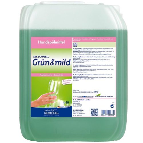 Grün&Mild konyhai mosogatószer 10l