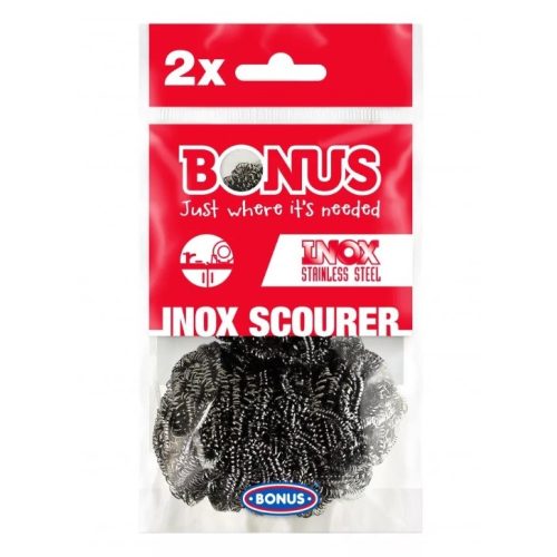 Súroló dörzsi inox 2 darabos