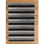 Lábtörlő barna csíkos kültéri 40 x 60 cm Készlet erejéig!