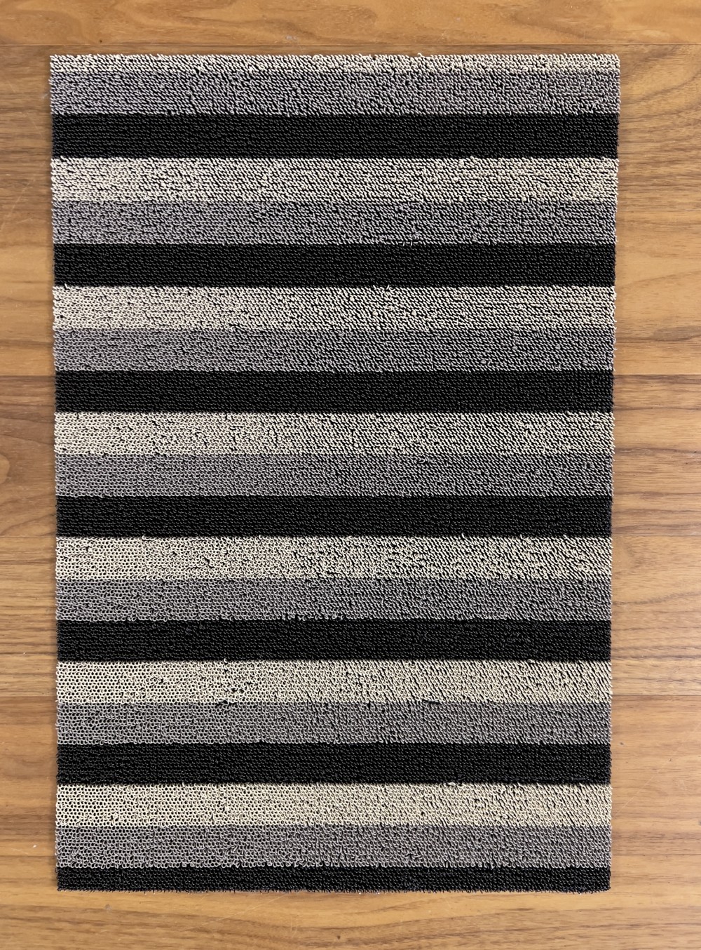 Lábtörlő barna csíkos kültéri 40 x 60 cm - profitakaritokbol