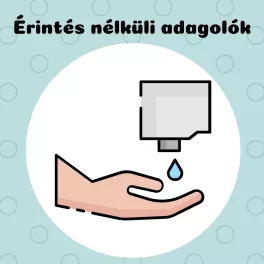 Érintés nélküli szappanadagolók