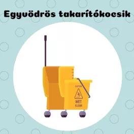 Egyvödrös takarítókocsik