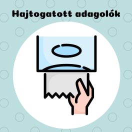 Hajtogatott kéztörlő adagolók