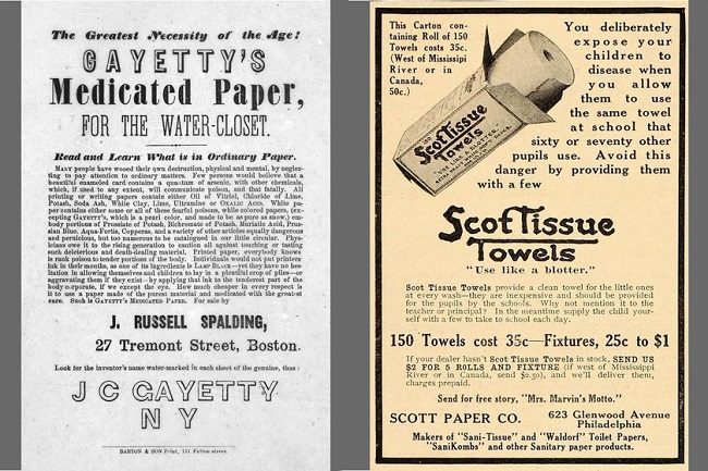 A higiéniai papír története